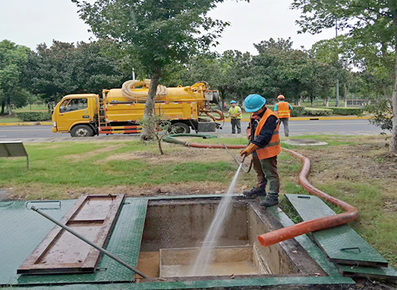 子洲化油池清理
